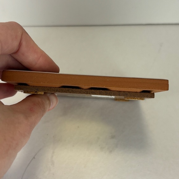 Masterworks Handcrafted Kokopelli Design Glazed 6” Tile Trivet G303 - Picture 6 of 7